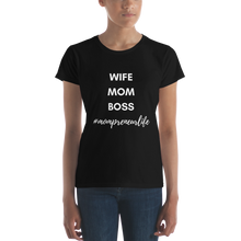 Wife Mom Boss Women's t-shirt