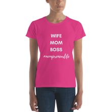 Wife Mom Boss Women's t-shirt