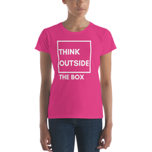Think Outside The Box Women's t-shirt