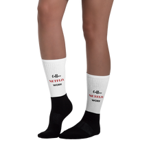 Coffee Netflix Work Socks